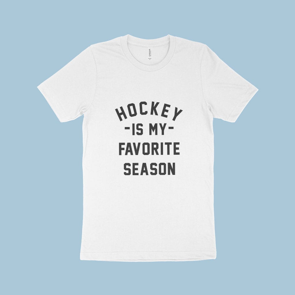 Hockey Unisex Jersey T-Shirt Made in USA