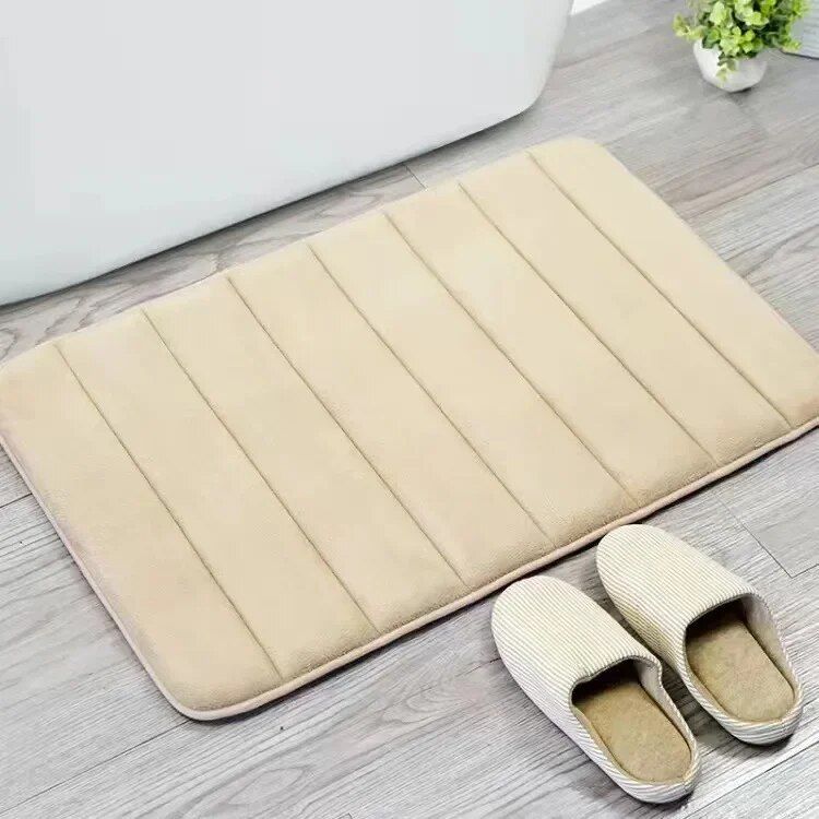 Ultra-Soft Memory Foam Bath Mat: Non-Slip, Super Absorbent Bathroom Rug