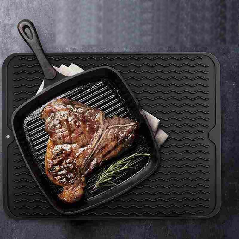 Multi-Functional Silicone Dish Drying Mat