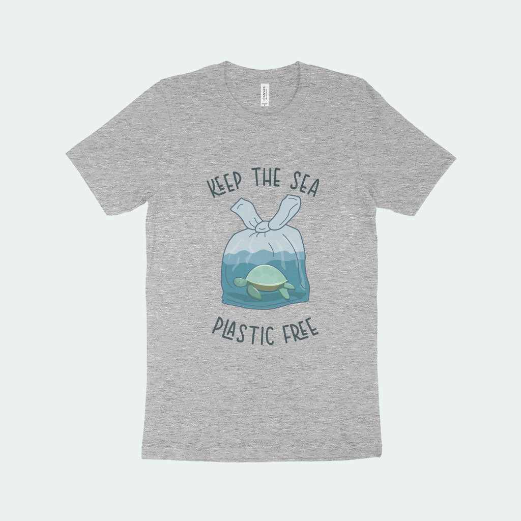 Keep the Sea Plastic Free Unisex Jersey T-Shirt Made in USA