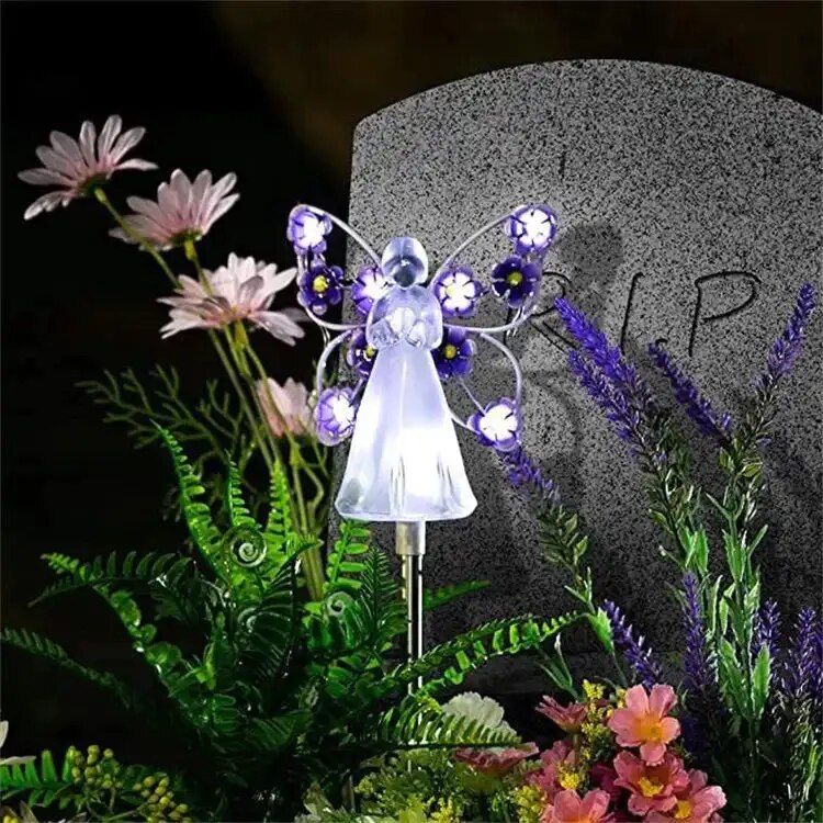 Solar Angel Outdoor Garden Light