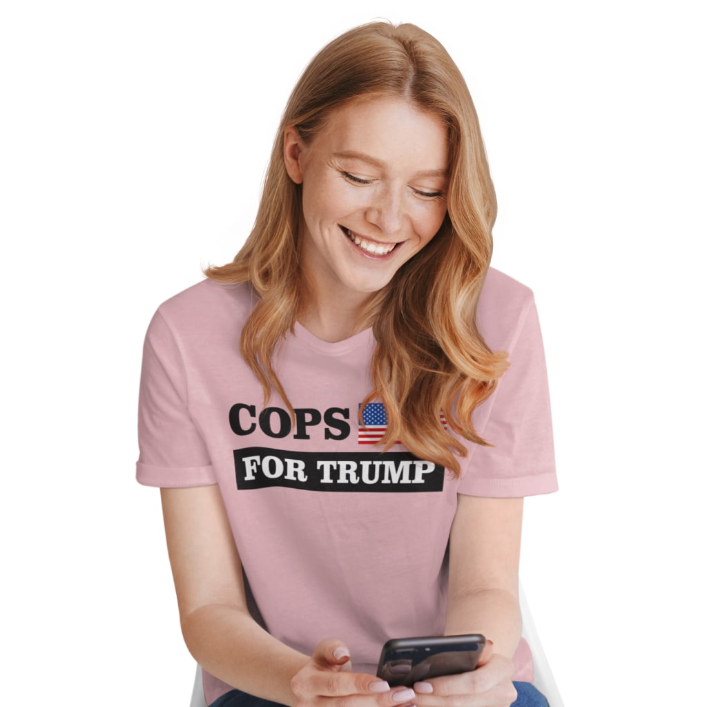 Women's Cops for Trump T-Shirt - Trump Clothing