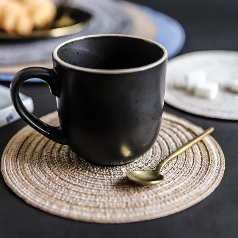 Round Linen Table Mat - Stylish Home Decor and Dining Accessory