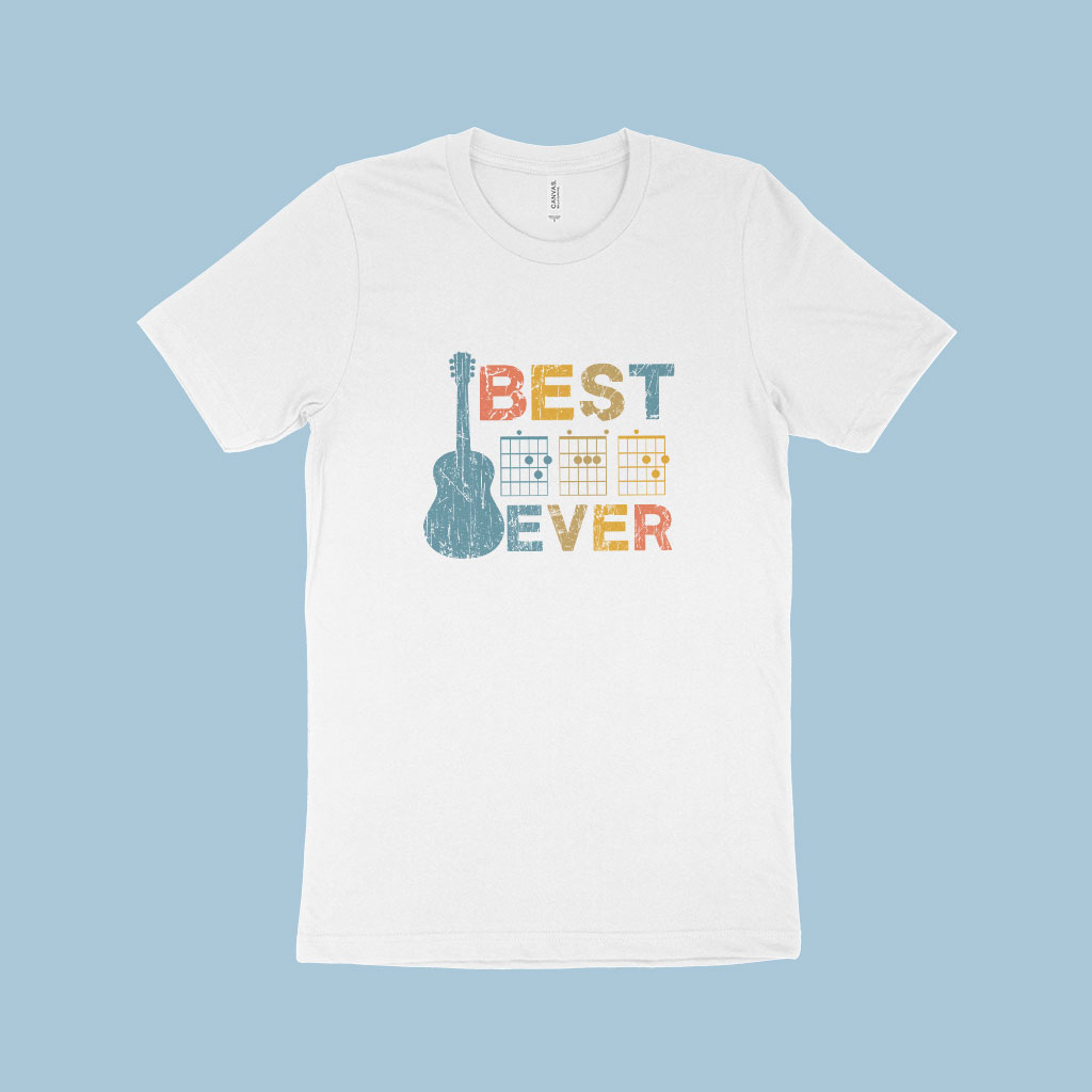 Best Dad Ever Men's Jersey T-Shirt Made in USA