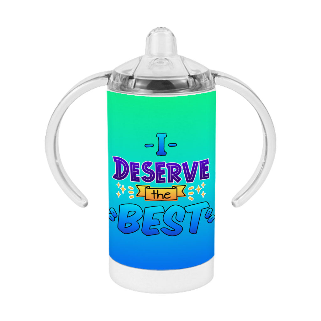 Inspirational Quote Sippy Cup - Cool Baby Sippy Cup - Printed Sippy Cup