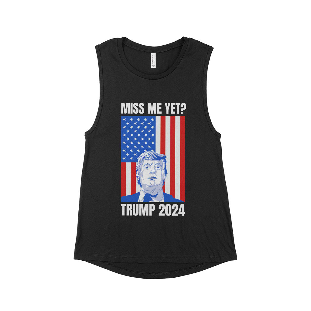 Women's Jersey Muscle Donald J Trump Tank