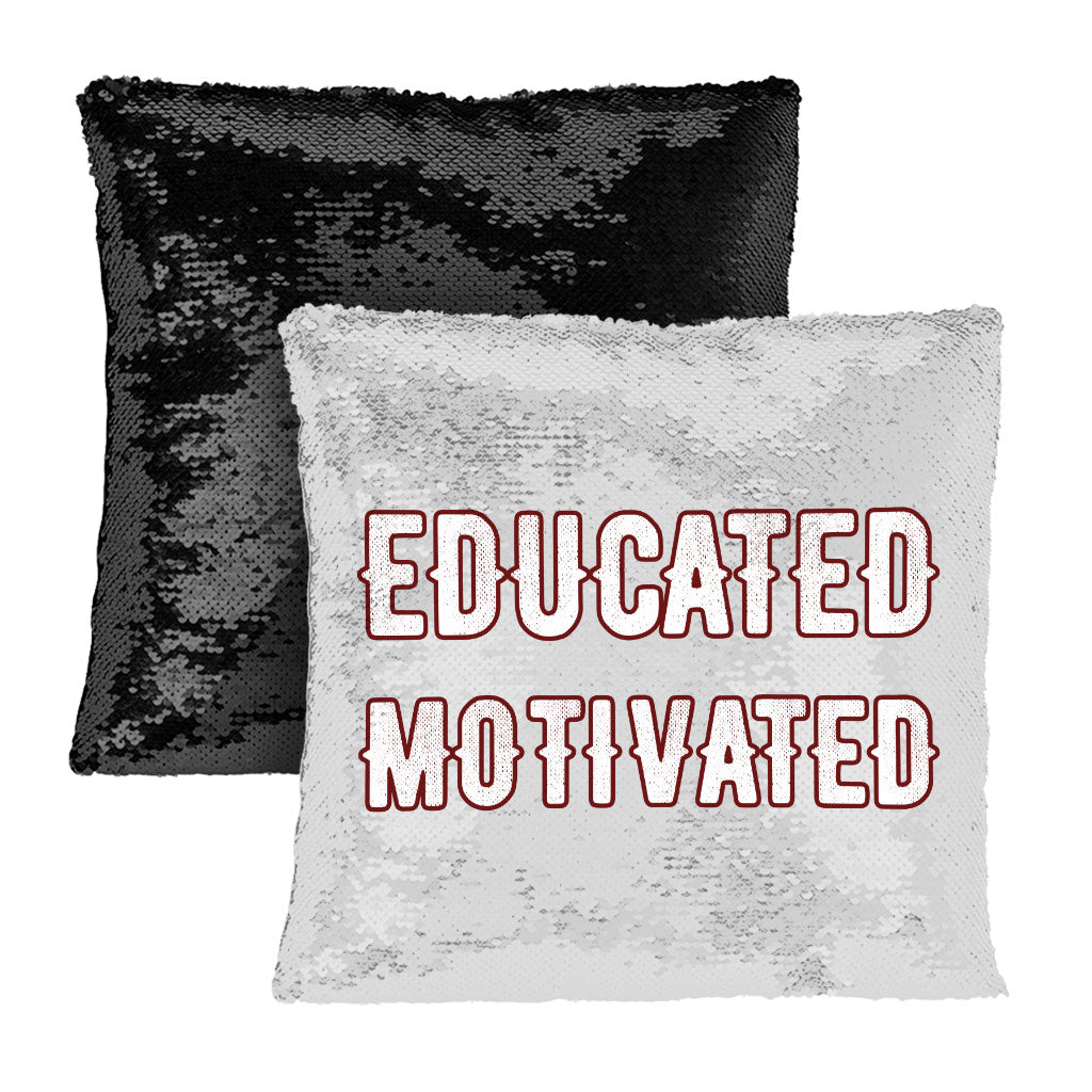 Cool Design Sequin Pillow Case - Quote Pillow Case - Printed Pillowcase