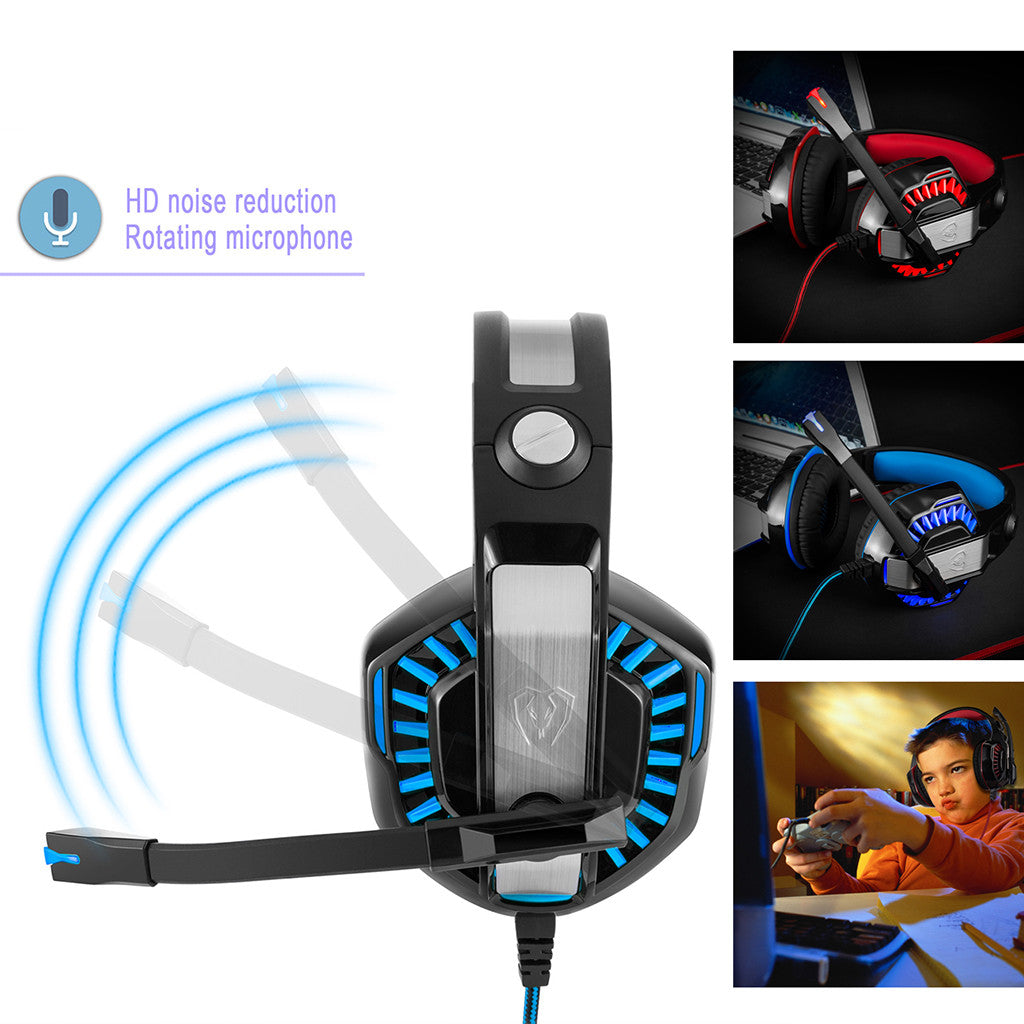 Game Gaming Headphone Headset Earphone, 3.5mm