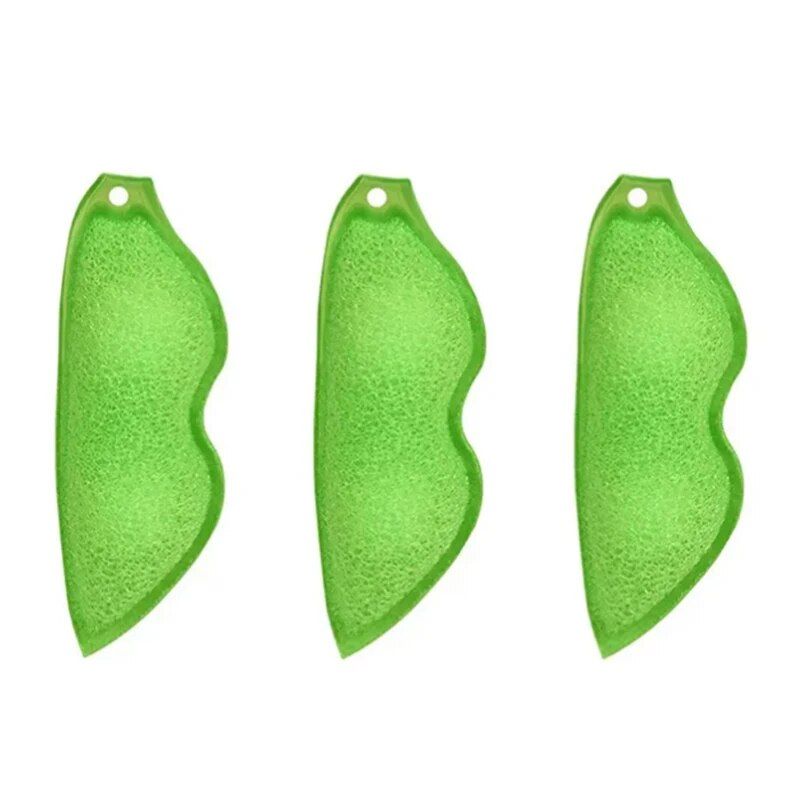 Multi-Pack Pea-Shaped Bottle Cleaning Sponges