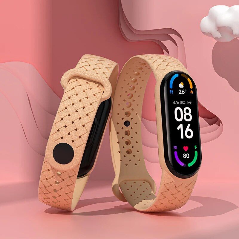 Quick-Fit Silicone Solo Loop Bracelet for Xiaomi Mi Band - Breathable & Sporty