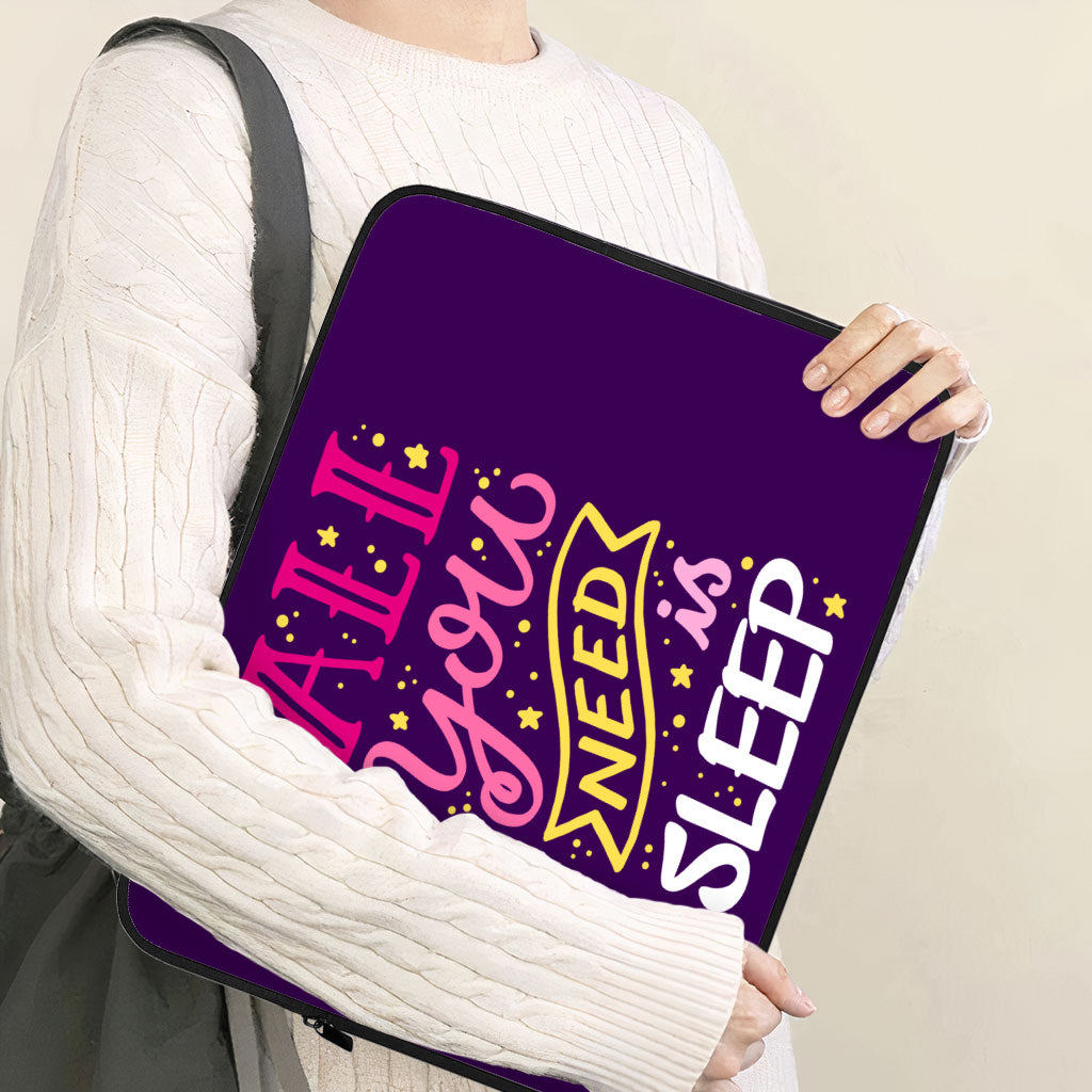 Cool Quotes Dell 16" Sleeve - Cute Laptop Sleeve - Graphic Laptop Sleeve with Zipper