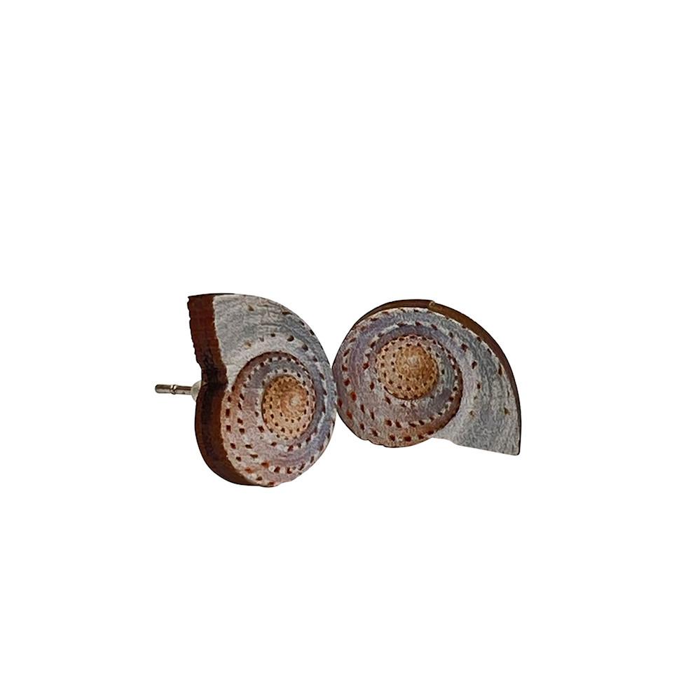 Conch Shell Stud Earrings #3085 | Red Sunflower