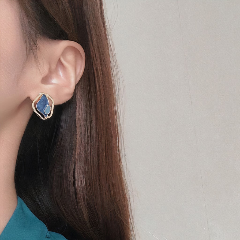 Irregular Geometric Earrings