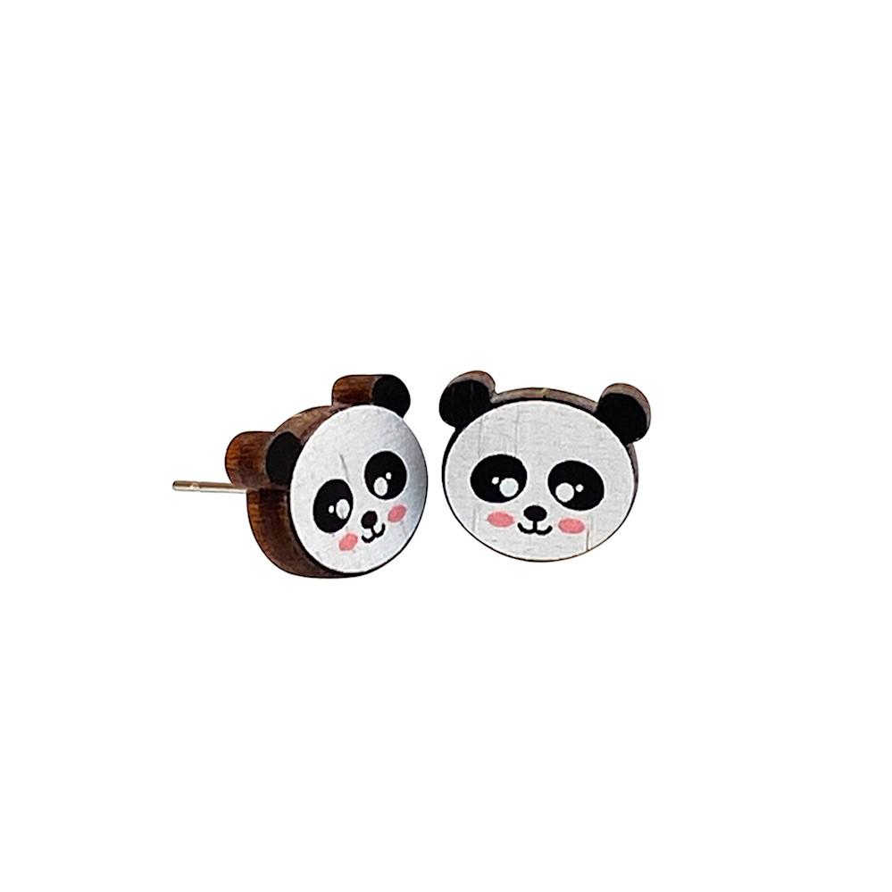 Panda Stud Earrings #3092 | Red Sunflower