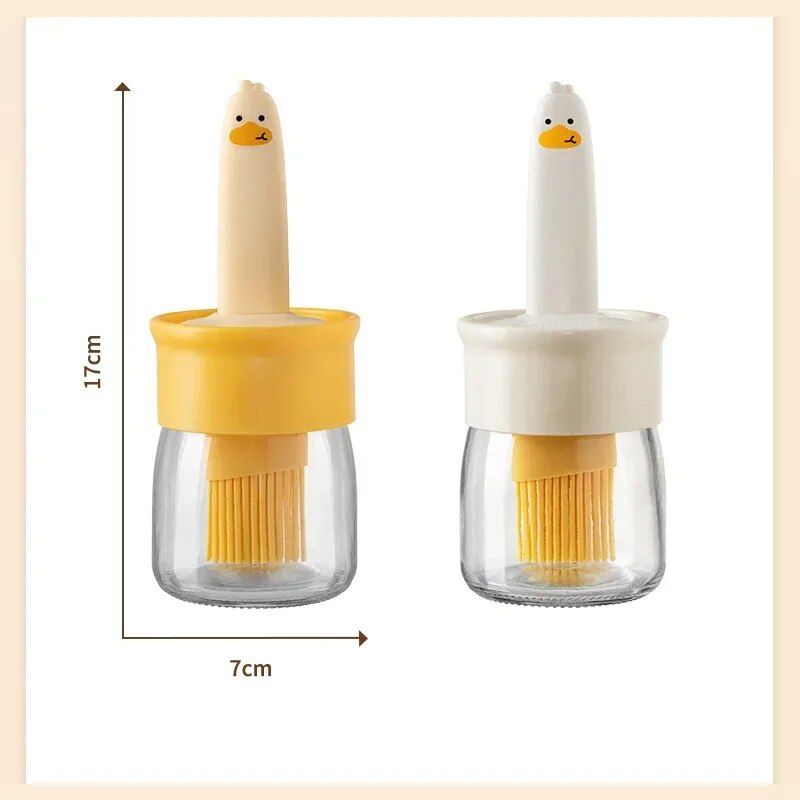 Versatile Silicone Oilbrush Bottle for Kitchen and BBQ