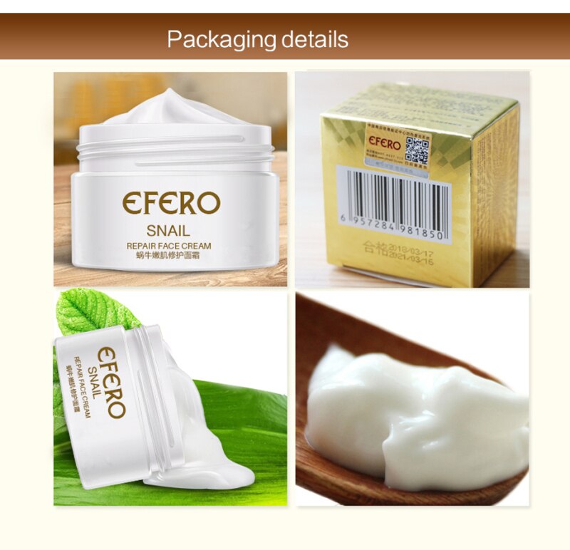 30g Snail Essence Face Cream Moisturizing Repair