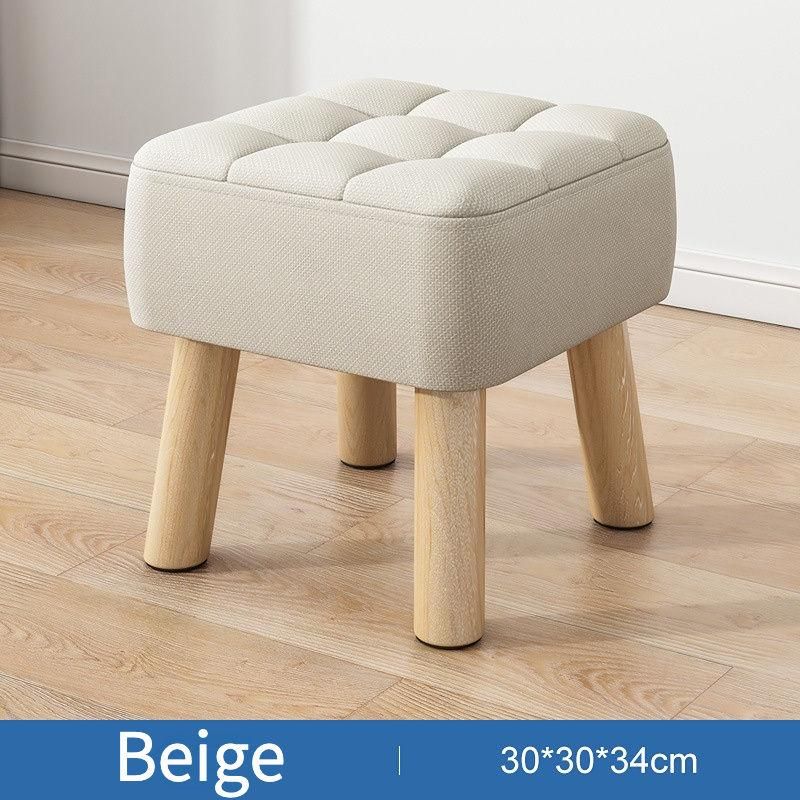 Modern Minimalist Round Ottoman Stool