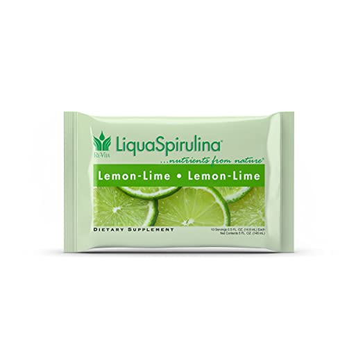 RE-VITA Lemon-Lime LiquaSpirulina Essential Pack 60 Servings