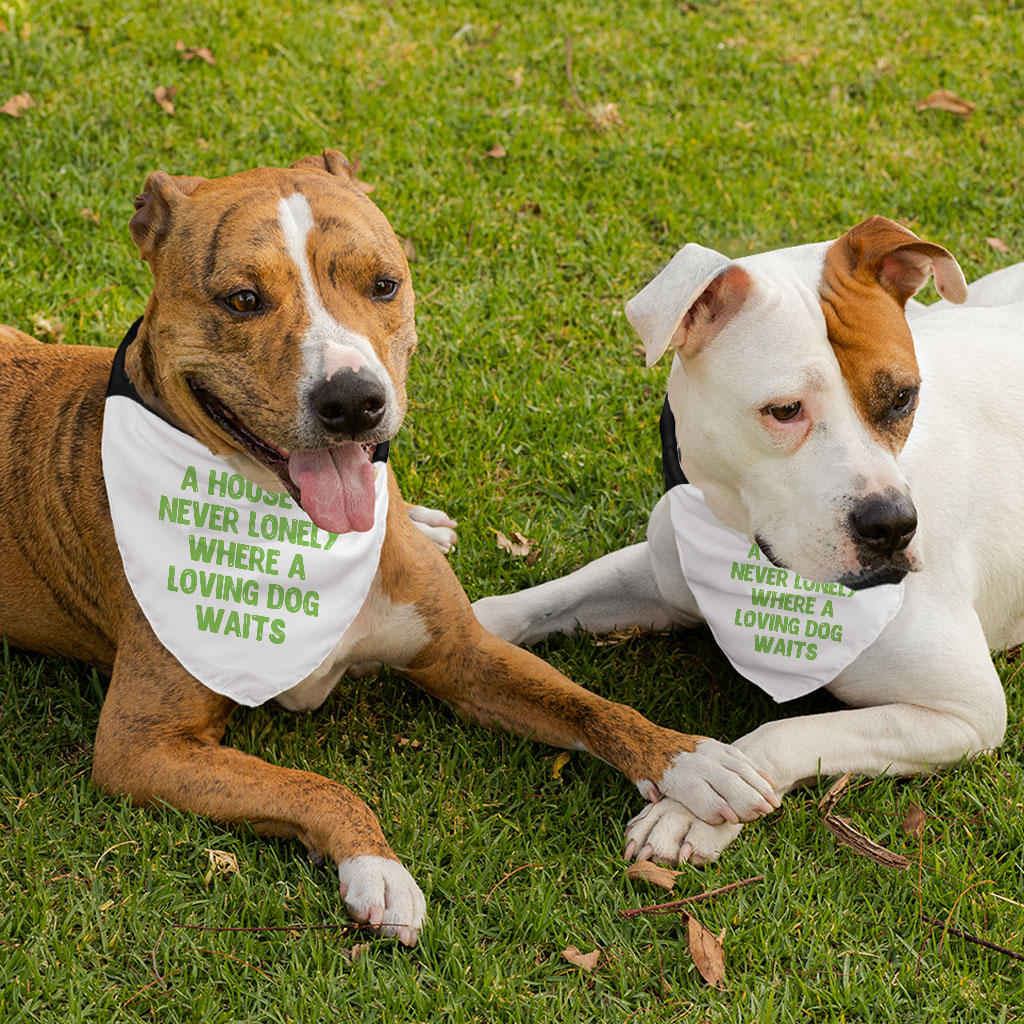 Dog Quote Pet Bandana Collar - Cute Scarf Collar - Creative Dog Bandana