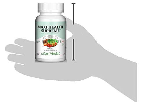 Maxi Health Supreme - High Potency Multivitamin & Mineral Supplement - 60 Tablets - Kosher