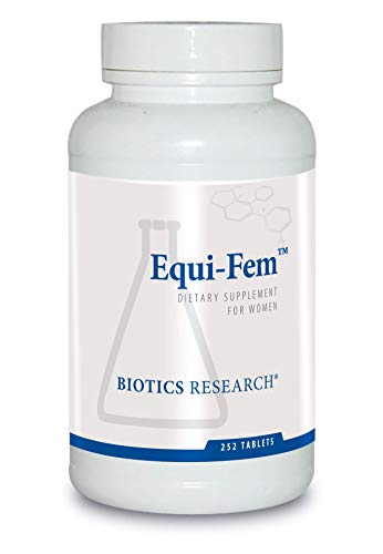 BIOTICS Research Equi Fem Multi Vitamin Mineral Supplement for Women. High Dose Multi for Pre-Menstrual Support. Black Cohosh. Dong Quai. Digestive Enzyme Support 252 Tabs