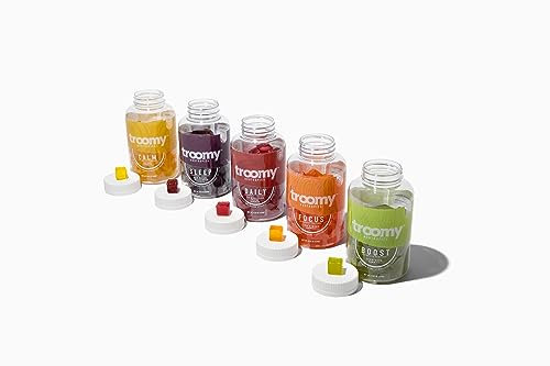 Troomy Shine: Natural Beauty Gummies - Biotin + Collagen + Tremella Mushroom - White Peach Pomegranate Flavor - 60 Count