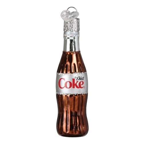 Old World Christmas Gumdrops Mini Diet Coke Bottle Glass Blown Ornament for Christmas Tree