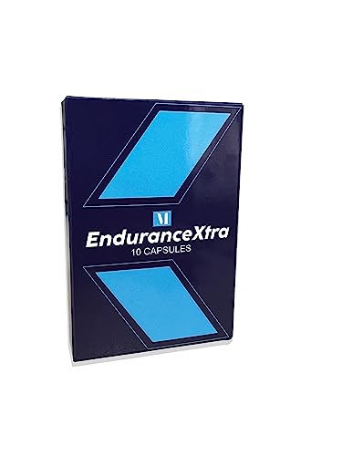 EnduranceXtra, Male Supplement for Stamina, Strength, Energy, Endurance and Drive, Fast Acting & Long Lasting, 10 Blue Capsules