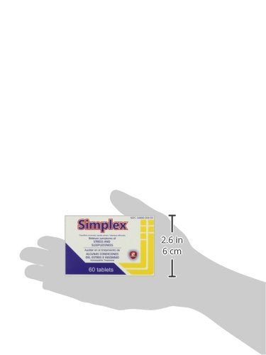 Nartex Simplex Homeopathic Sedative Tablets, 60 Count