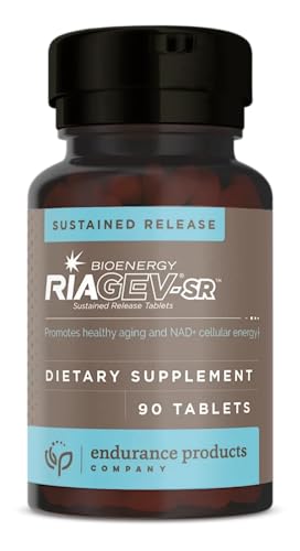 RIAGEV SR Sustained Release Dietary Supplement for Healthy Aging and NAD+ Cellular Energy, 90 Tablets - Endurance Products Company