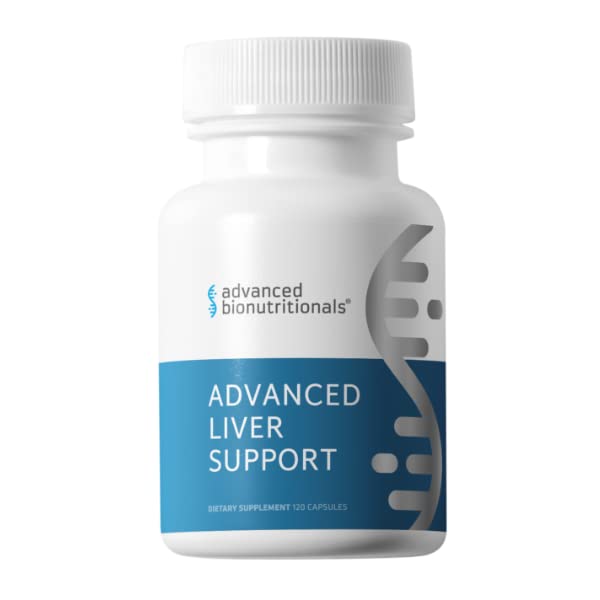 Advanced Bionutritionals Advanced Liver Support Supplement, Milk Thistle, Manufactured in the USA, 120 Tablets