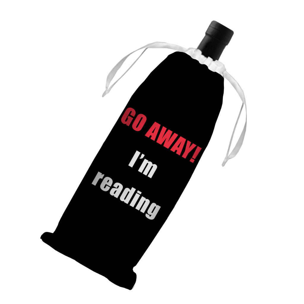 Book Lover Wine Tote Bag - Quote Prints Wine Tote Bag - Cool Graphic Wine Tote Bag