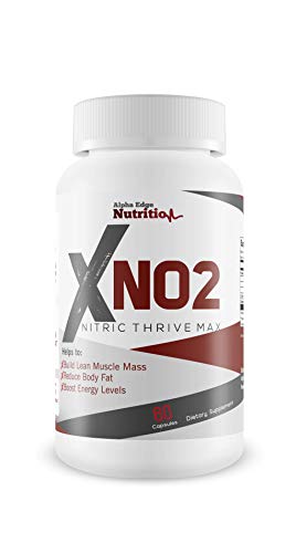 Alpha - Edge Nutrition Nitric Oxide Booster - Thrive Max - Blood Flow Expansion - Boost Blood Flow to Boost Peformance - Potent L-Arginine Nitric Oxide Supporting Formulation