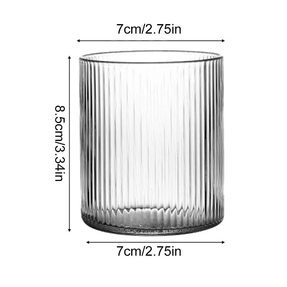 Versatile High Borosilicate Glass Cup - Heat-Resistant, Multi-Use Drinkware