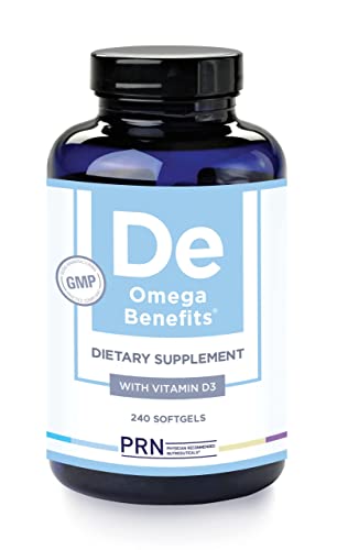 PRN De Dry Eye Omega 3 Fish Oil –Support for Eye Dryness - 2240mg EPA & DHA Supplement in Natural Triglyceride Formula – Formula for Healthy Eye Care-4 Serving per Day, 2 Month Supply