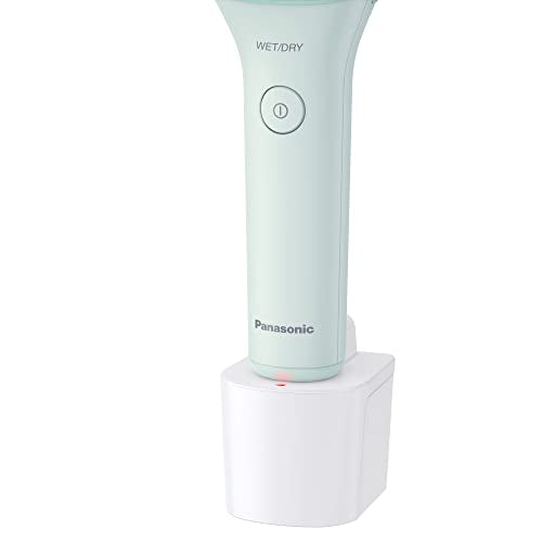 Panasonic Close Curves Electric Razor for Women, Cordless 3-Blade Shaver with Pop-Up Trimmer, Wet Dry Operation - ES-WL60-G (Mint)