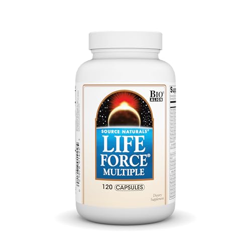 Source Naturals Life Force Multiple Daily Multivitamin High Potency Essential Vitamins, Minerals, Antioxidants & Nutrients - Energy & Immune Boost - 120 Capsules