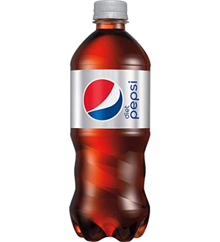 Diet Pepsi Soda, 20oz Bottle (Pack of 8, Total of 160 Fl Oz)