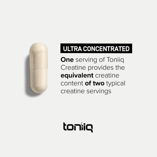 Creatine Pills 99.5%+ Purity 5000mg Ultra High Purity - Third-Party Tested Creatine Monohydrate Capsules - Pre and Post Workout Creatine Supplement for Men & Women -1Month