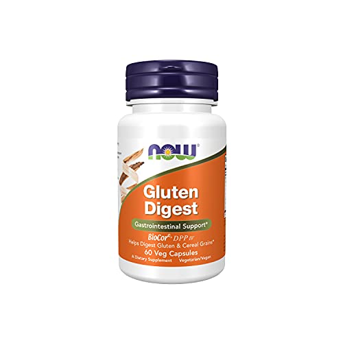 NOW Gluten Digest, 60 Veg Capsules, Foods