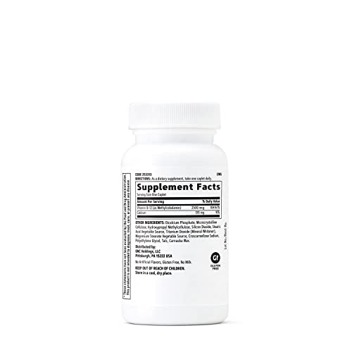 GNC Methyl B-12 2500 mcg - 100 Caplets