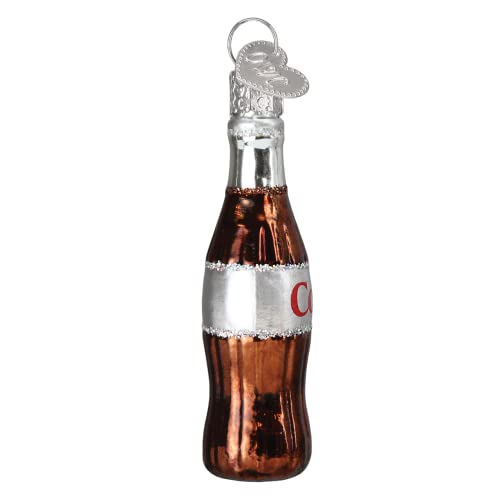 Old World Christmas Gumdrops Mini Diet Coke Bottle Glass Blown Ornament for Christmas Tree