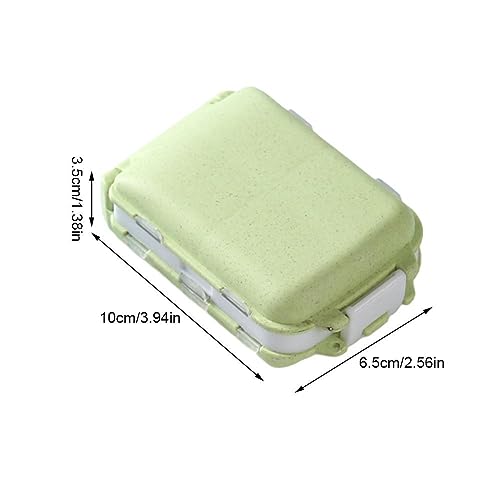 Travel Pill Organizer,7 Compartments Portable Pill Case,Small Pill Box for Pocket Purse Daily Pill Case,Portable Medicine Vitamin Holder Container