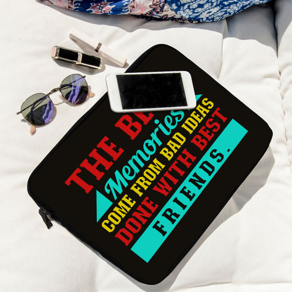 Best Friend Quotes MacBook Pro 16" Sleeve - Funny Design Laptop Sleeve - Graphic MacBook Sleeve