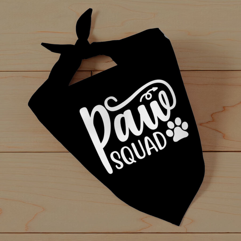 Paw Squad Pet Bandana - Graphic Dog Bandana - Unique Pet Scarf