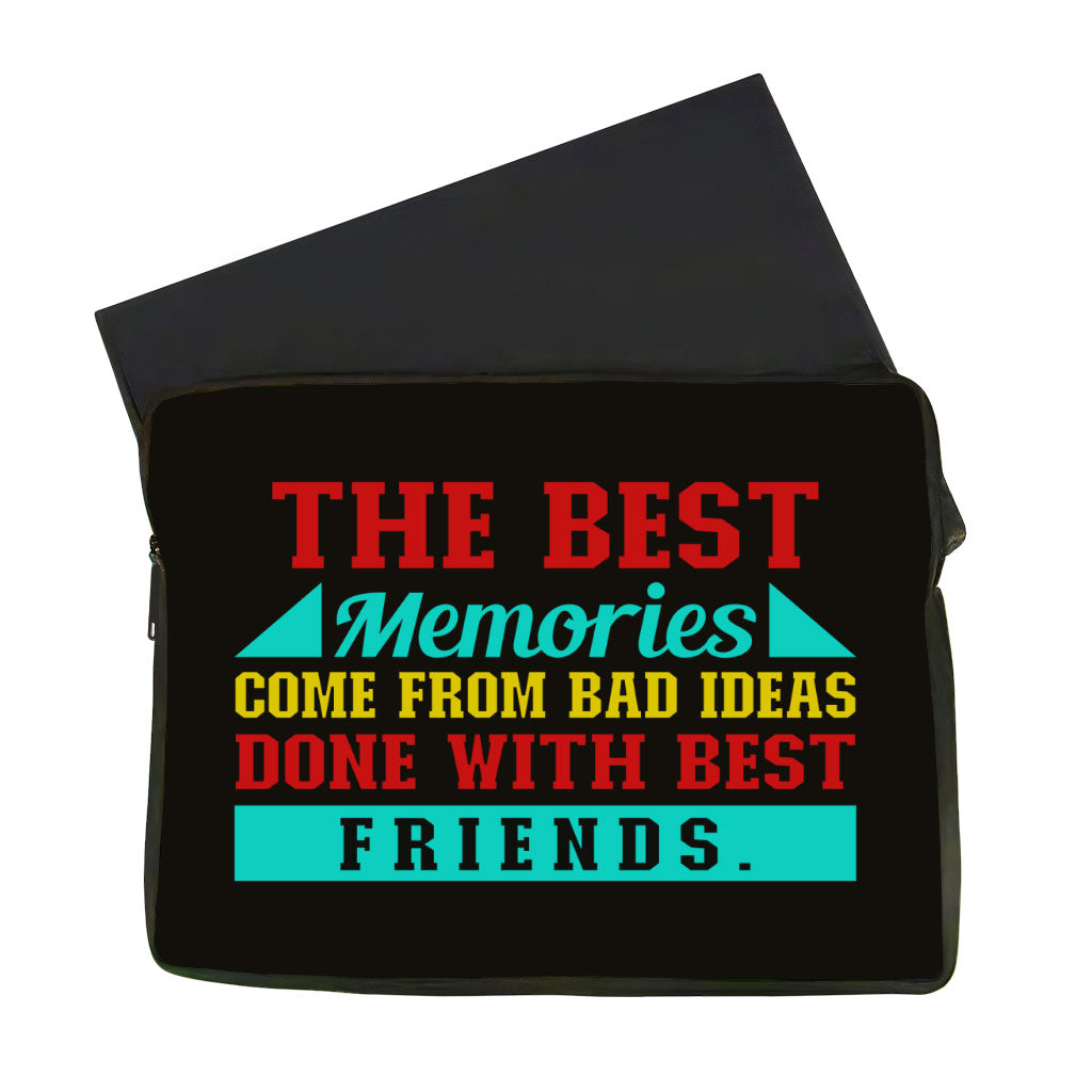 Best Friend Quotes MacBook Air 14" Two-Sided Sleeve - Funny Design Laptop Sleeve - Graphic MacBook Sleeve