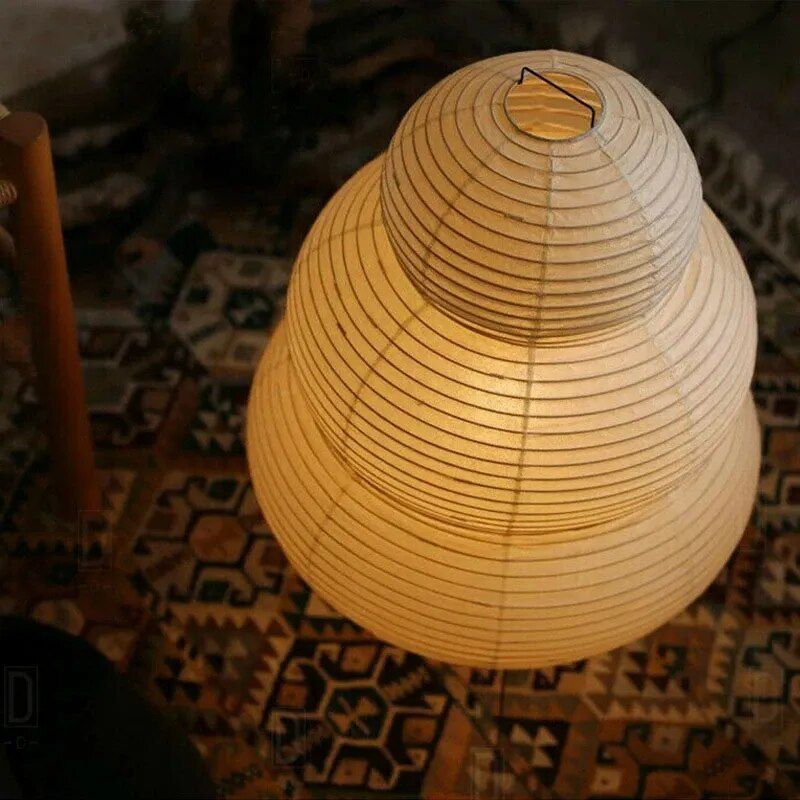 Elegant Japanese Minimalist Rice Paper Table Lamp