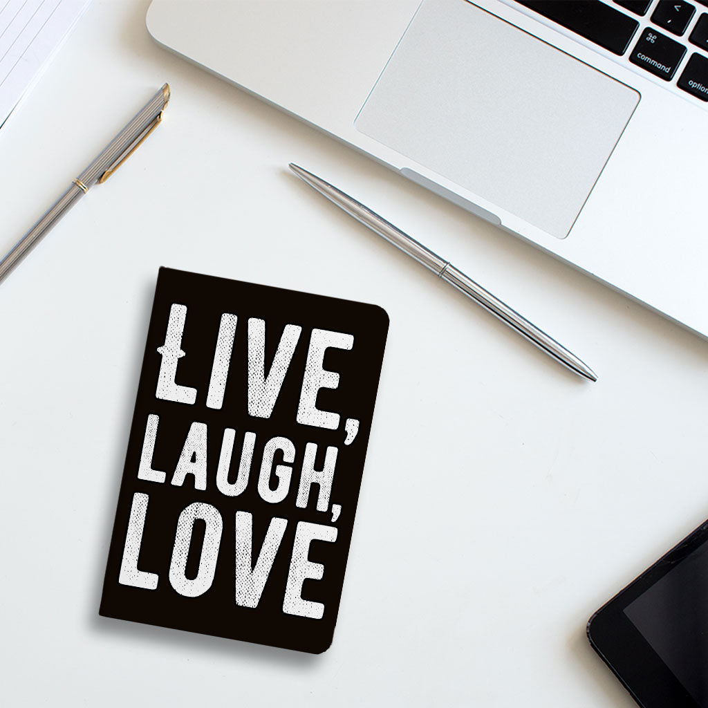 Live Laugh Love Journal - Trendy Notebook - Cool Journal