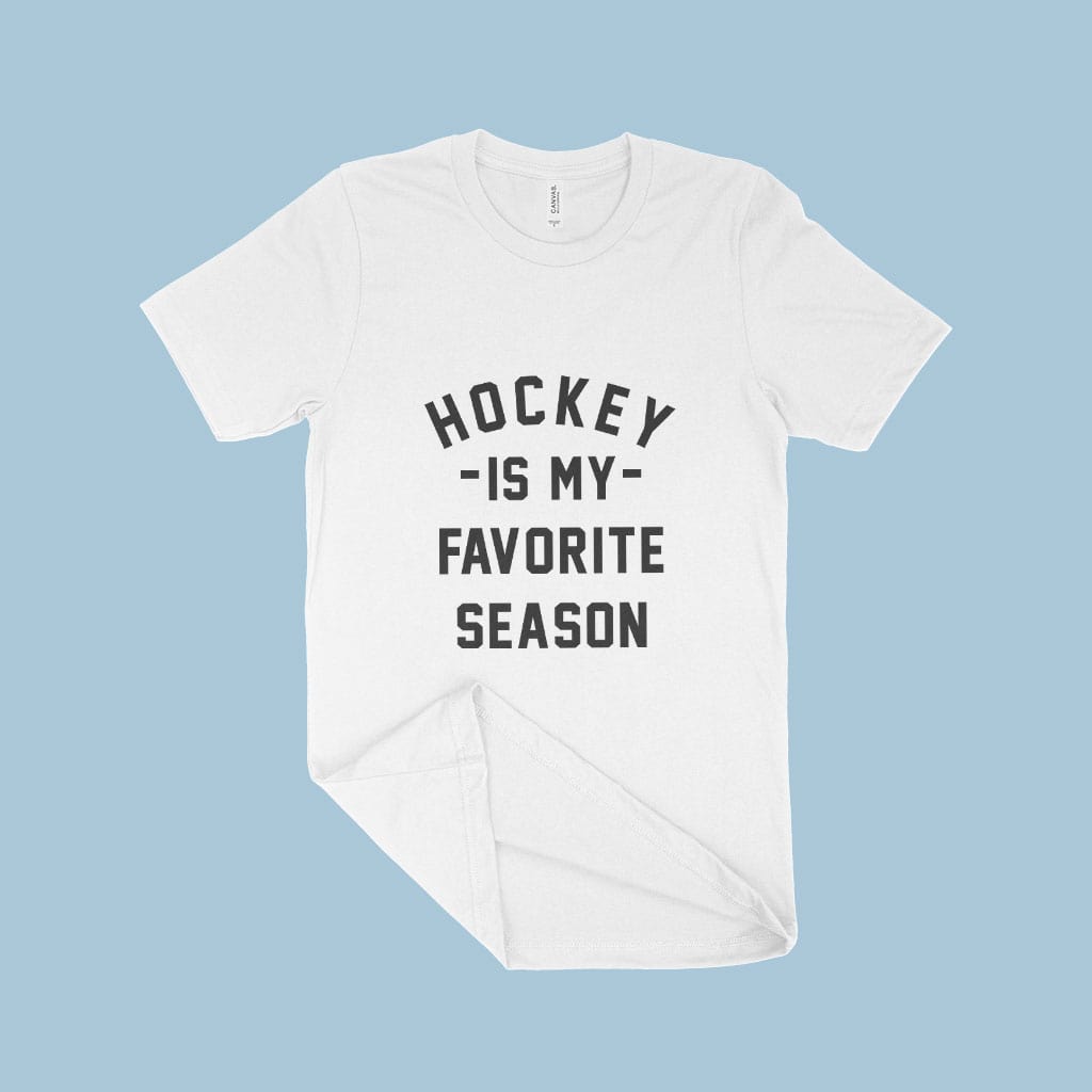 Hockey Unisex Jersey T-Shirt Made in USA