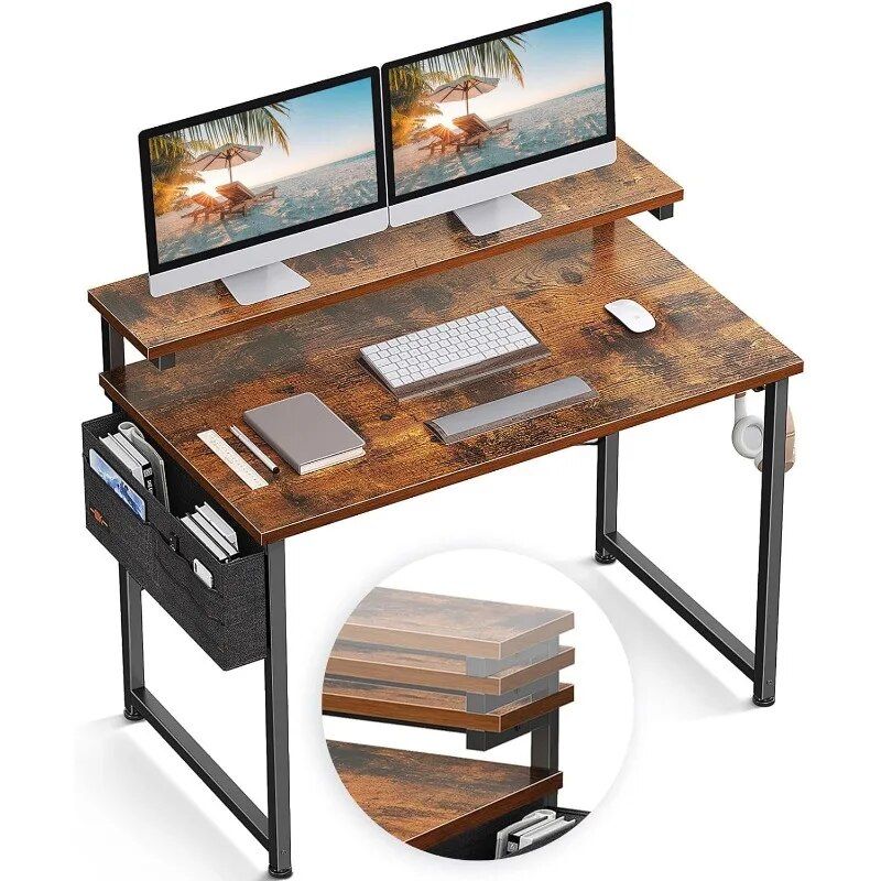 Adjustable Monitor Shelf Home Office Desk